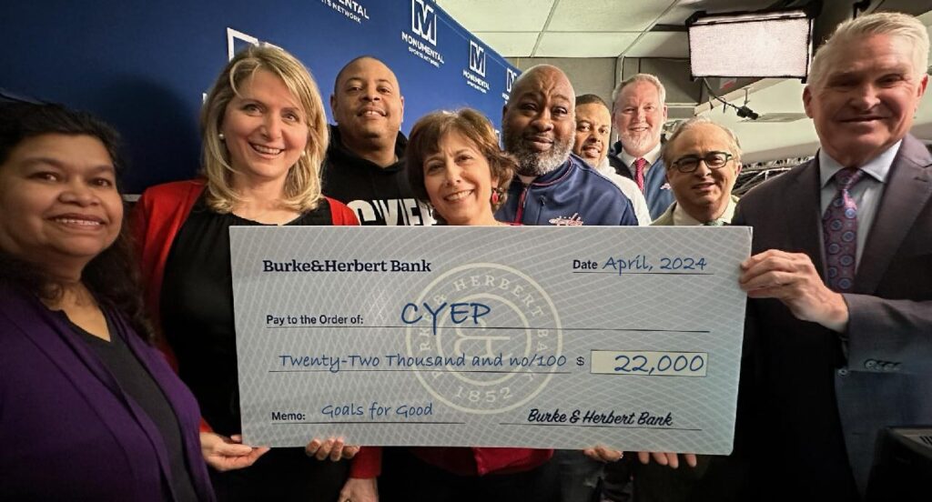 Burke & Herbert Bank Donates $22,000 to Capital Youth Empowerment Program